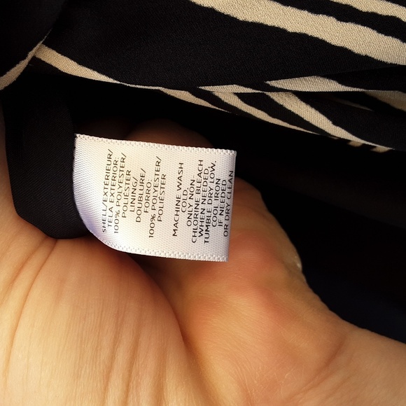 Loft blue & white striped skirt size XL - Picture 7 of 7